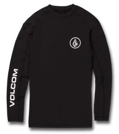 Volcom Men's Lido Solid Long Sleeve UPF 50 Rash Guard