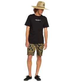 Volcom Men's Quarter Straw Hat -Swimming Equipment 7648543244456 natural 3a