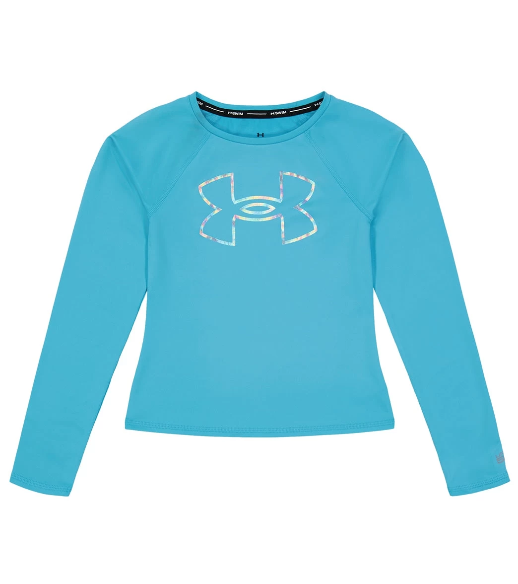 Under Armour Girls' UA Core Rashguard (Big Kid) 1 Under Armour Girls' UA Core Rashguard (Big Kid)