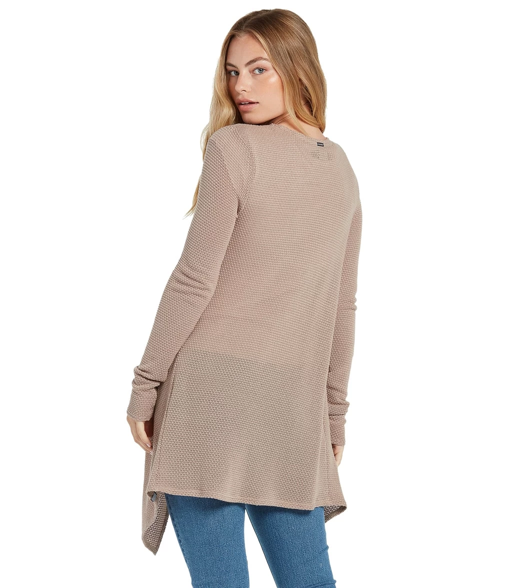 Volcom Women's Go Go Wrap Cardigan 2 Volcom Women's Go Go Wrap Cardigan - Image 2