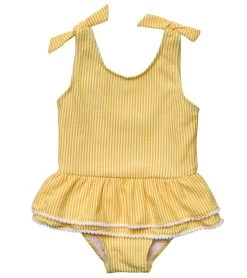 Girls' Marigold Stripe Skirt One Piece Swimsuit (Baby, Toddler, Little Kid)
