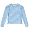Girls' Cornflower Stripe Long Sleeve Rashguard (Toddler, Little Kid, Big Kid)