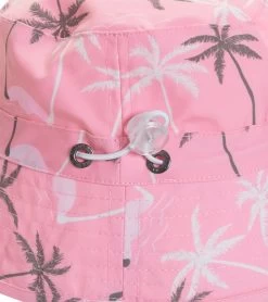 Girls' Palm Paradise Sustainable Bucket Hat -Swimming Equipment 7652780507304 pink 3a