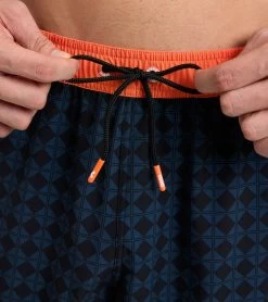 Arena Men's 50th Anniversary Beach Bermuda Shorts 12 Arena Men's 50th Anniversary Beach Bermuda Shorts -Swimming Equipment 7658040295592 blackmultinespolawhite 4a