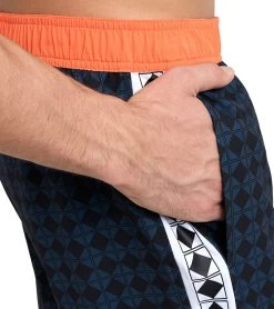 Arena Men's 50th Anniversary Beach Bermuda Shorts 13 Arena Men's 50th Anniversary Beach Bermuda Shorts -Swimming Equipment 7658040295592 blackmultinespolawhite 5a