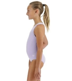 TYR Girls' Solid Ella Maxfit One Piece Swimsuit (Little Kid, Big Kid) -Swimming Equipment 7710366826664 lavender 4a