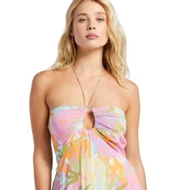 Billabong Women's So Groovy Maxi Dress -Swimming Equipment 7754195533992 whitemulti 4a
