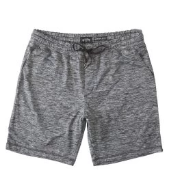 Billabong Men's Surftrek Fleece 18" Walkshort -Swimming Equipment 7756444074152 greyheather 4a