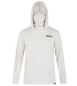 HURLEY Men's H2O-Dri Atticus II Hooded Long Sleeve UPF 50 Surf Shirt
