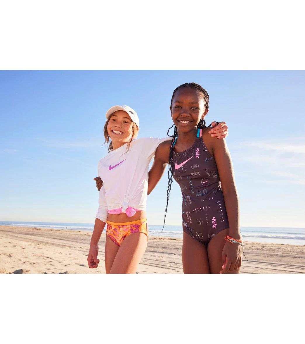 Nike Girls' Logo Toss Spiderback One Piece Swimsuit (Big Kid) 8 Nike Girls' Logo Toss Spiderback One Piece Swimsuit (Big Kid) - Image 8