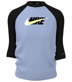 Nike Girls' Logo Hydro Short Sleeve Rashguard (Big Kid)