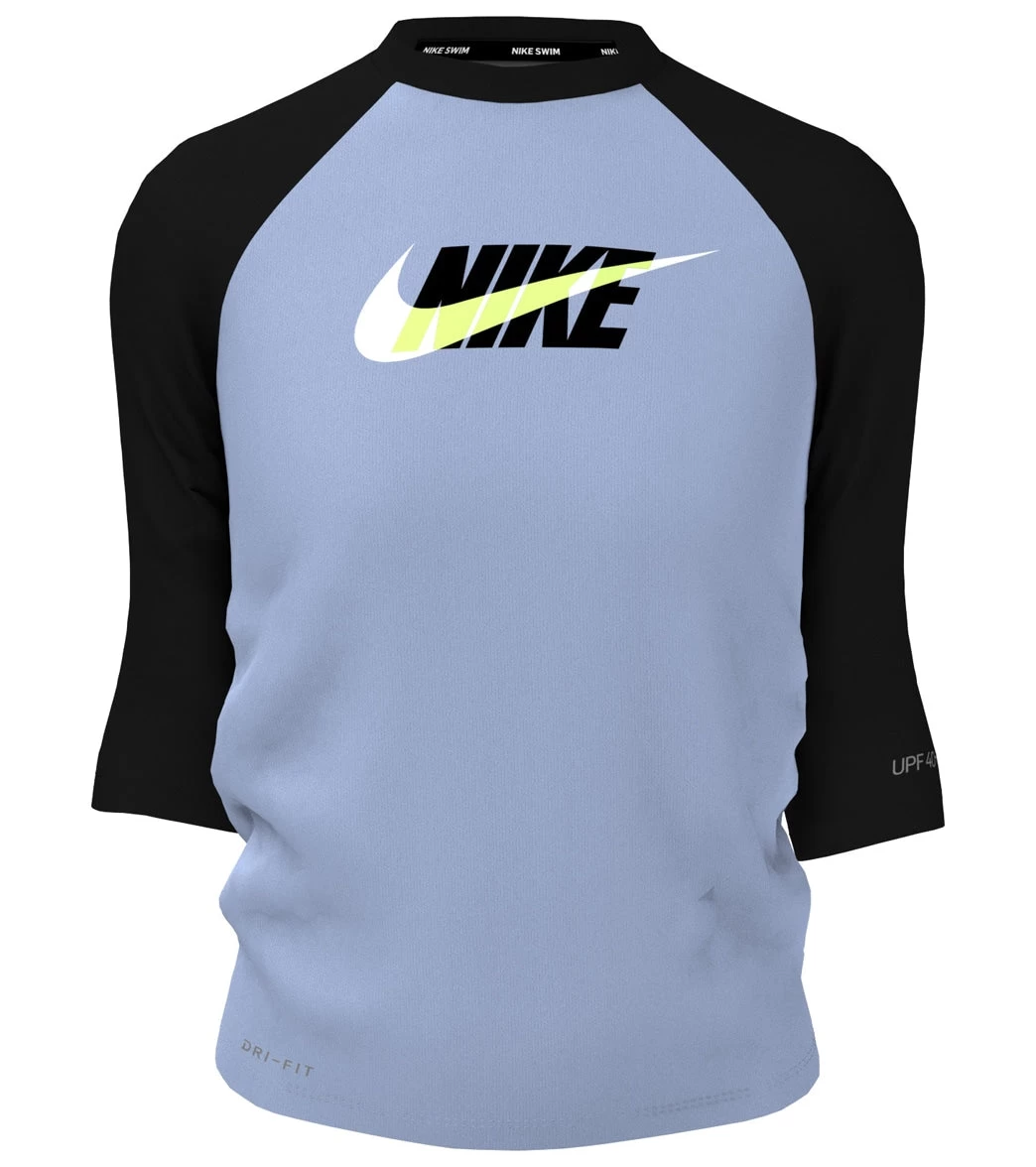 Nike Girls' Logo Hydro Short Sleeve Rashguard (Big Kid) 1 Nike Girls' Logo Hydro Short Sleeve Rashguard (Big Kid)