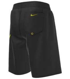 Nike Boys' Shift Swim Trunks (Big Kid) -Swimming Equipment 7763489423528 black 3a