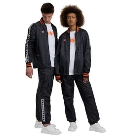 Arena Unisex 50th Anniversary Black Full Zip Jacket -Swimming Equipment 7769067421864 blackmultiwhiteblack 6a