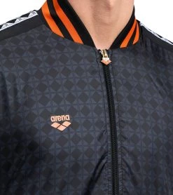 Arena Unisex 50th Anniversary Black Full Zip Jacket -Swimming Equipment 7769067421864 blackmultiwhiteblack 8a