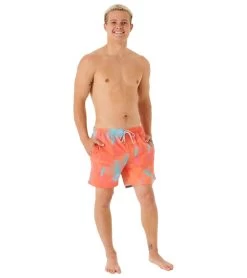 Rip Curl Men's 16" Party Pack Swim Trunks 7 Rip Curl Men's 16" Party Pack Swim Trunks -Swimming Equipment 7787843485864 peach 4a